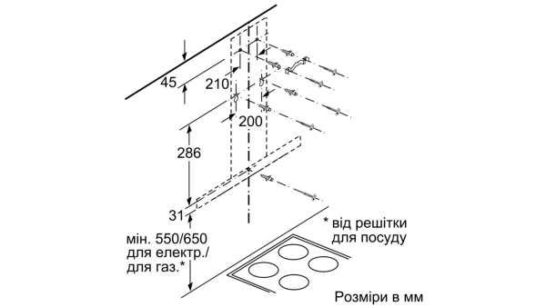 Витяжка Bosch DWB96DM50 фото 8