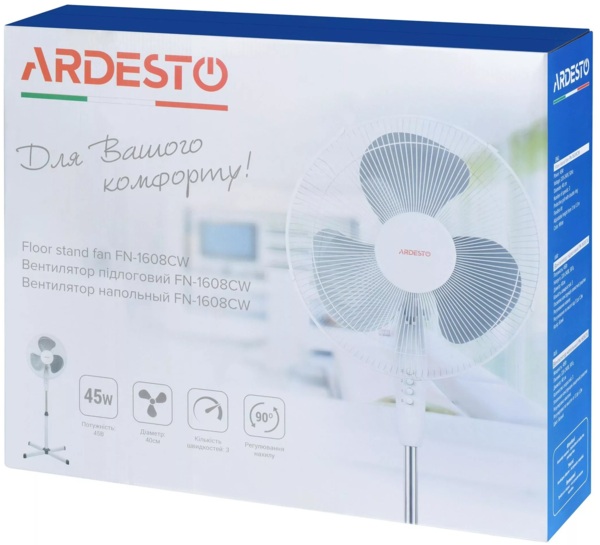 Вентилятор ARDESTO FN-1608CW фото 3 Вентилятор ARDESTO FN-1608CW фото 3