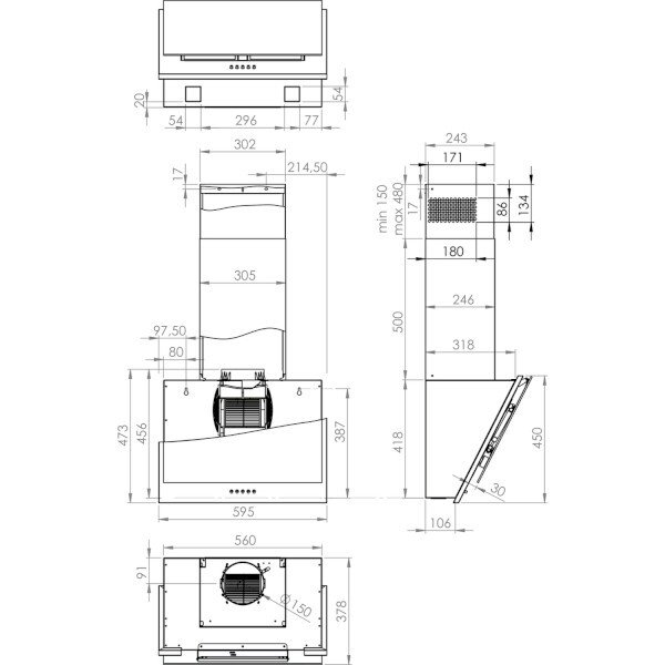 Витяжка Gorenje WHI6SYW фото 2