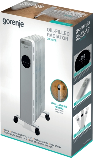 Масляний радіатор Gorenje OR2000E фото 5 Масляний радіатор Gorenje OR2000E фото 5