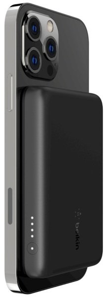 Портативний зарядний пристрій Belkin MagSafe Wireless 2500mAh Black (BPD002BTBK) фото 5 Портативний зарядний пристрій Belkin MagSafe Wireless 2500mAh Black (BPD002BTBK) фото 5
