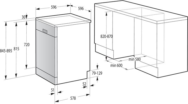 Посудомийна машина Gorenje GS62040W фото 2