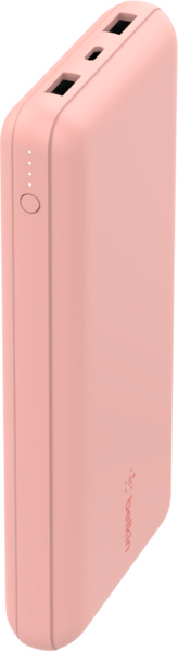 Портативний акумулятор Belkin 20000mAh 15W, Dual USB-A, USB-C Rose Gold
(BPB012BTRG) фото 2