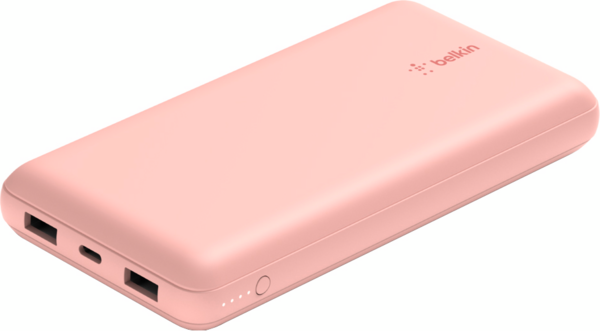 Портативний акумулятор Belkin 20000mAh 15W, Dual USB-A, USB-C Rose Gold
(BPB012BTRG) фото 5