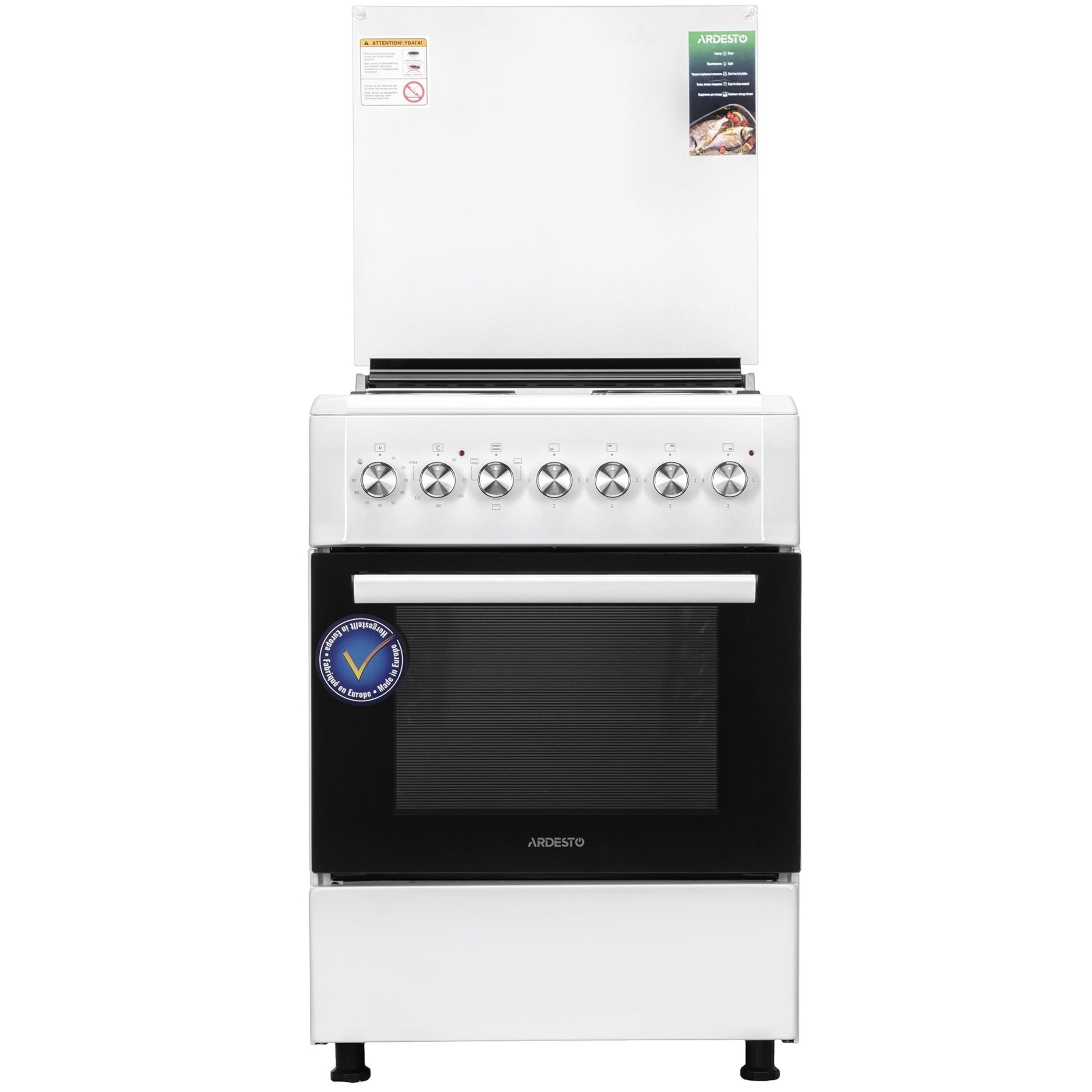 Плита електрична Ardesto FSCF-E604W фото 12