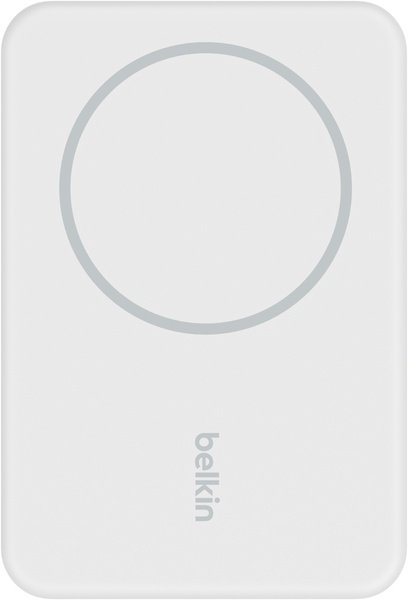 Портативний акумулятор Belkin 5000mAh MagSafe Wireless White (BPD004BTWT) фото 3 Портативний акумулятор Belkin 5000mAh MagSafe Wireless White (BPD004BTWT) фото 3
