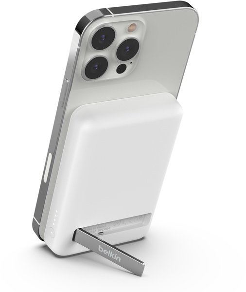 Портативний акумулятор Belkin 5000mAh MagSafe Wireless White (BPD004BTWT) фото 8 Портативний акумулятор Belkin 5000mAh MagSafe Wireless White (BPD004BTWT) фото 8