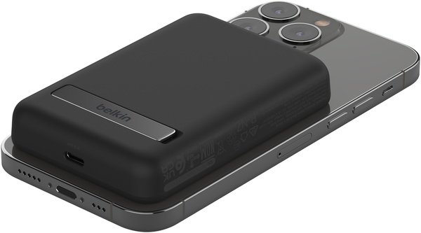 Портативний акумулятор Belkin 5000mAh MagSafe Wireless Black (BPD004BTBK) фото 7