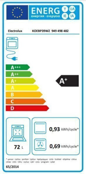 Духова шафа Electrolux KOEBP39WZ фото 8