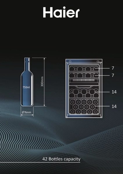 Винна шафа Haier HWS42GDAU1 фото 5 Винна шафа Haier HWS42GDAU1 фото 5