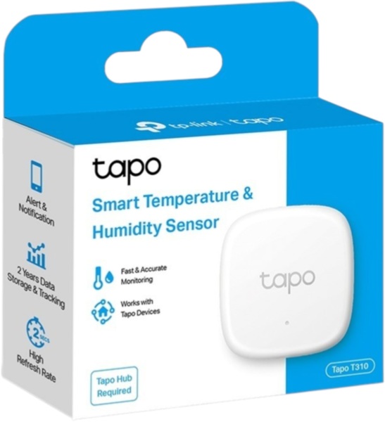 Розумний датчик температури та вологості TP-Link Tapo T310 (TAPO-T310) фото 2 Розумний датчик температури та вологості TP-Link Tapo T310 (TAPO-T310) фото 2