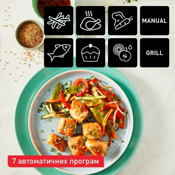 Мультипіч Tefal Dual Easy Fry & Grill Air Fryer EY905D10 фото 6