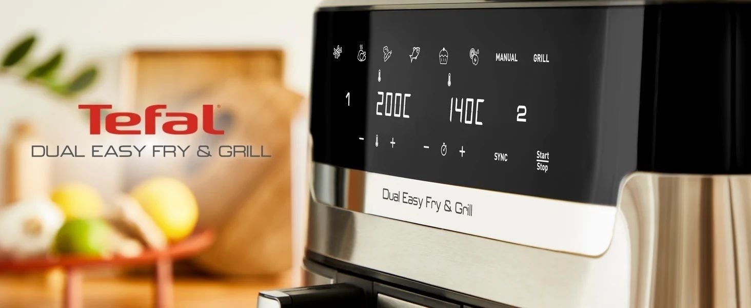 Мультипіч Tefal Dual Easy Fry & Grill Air Fryer EY905D10 фото 12