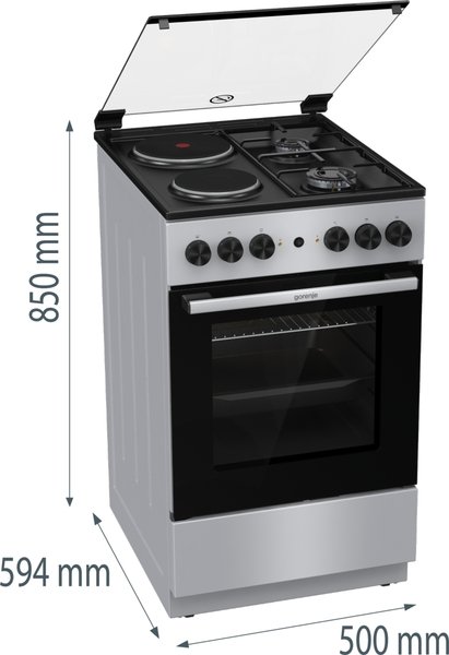 Плита комбінована Gorenje GK5A11SG фото 7