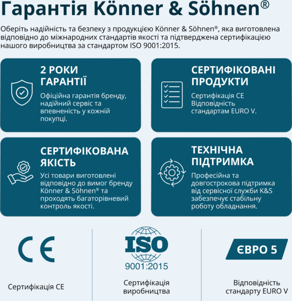 Генератор газово-бензиновий інверторний Konner&Sohnen KS 4000iEG S, 230В, 4.0кВт (KS4000iEGS) фото 8 Генератор газово-бензиновий інверторний Konner&Sohnen KS 4000iEG S, 230В, 4.0кВт (KS4000iEGS) фото 8