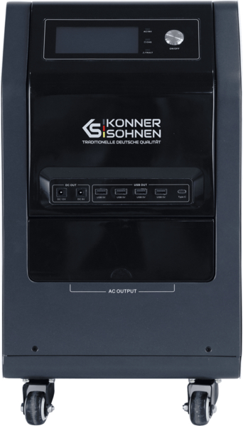 Портативна електростанція Konner&Sohnen KS 3000PS, 3000Вт (KS3000PS) фото 9 Портативна електростанція Konner&Sohnen KS 3000PS, 3000Вт (KS3000PS) фото 9