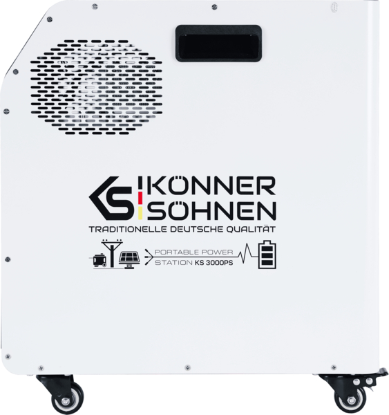 Портативна електростанція Konner&Sohnen KS 3000PS, 3000Вт (KS3000PS) фото 3 Портативна електростанція Konner&Sohnen KS 3000PS, 3000Вт (KS3000PS) фото 3