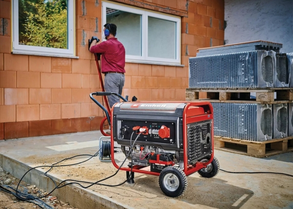 Генератор бензиновий трифазний Einhell TC-PG 65/E5, 230В/380В, 3.6кВт, макс.
6.5кВт (4152610) фото 3