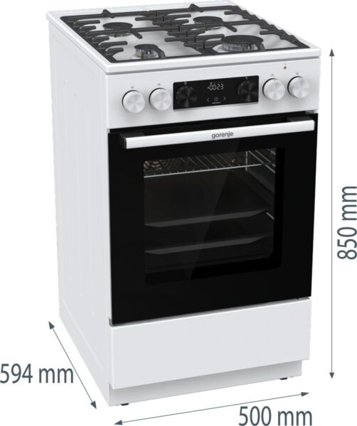 Плита комбінована Gorenje GKS5C73WF фото 2