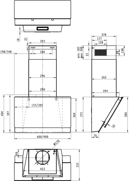 Витяжка Gorenje WHI649B21S фото 4 Витяжка Gorenje WHI649B21S фото 4