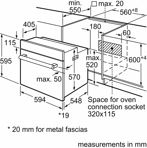 Духова шафа Bosch HBF512BB1T фото 2