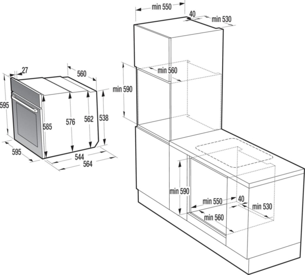 Духова шафа Gorenje BOP6373E28EBG фото 3