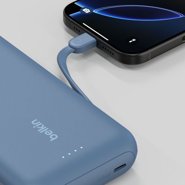 Портативний акумулятор Belkin 20000mAh, 30W USB-C Blue (BPB024HQBL) фото 9