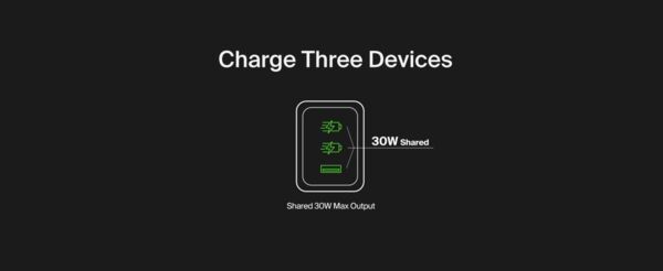 Портативний акумулятор Belkin 20000mAh, 30W USB-C Blue (BPB024HQBL) фото 17