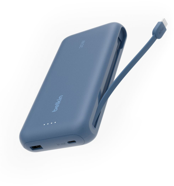 Портативний акумулятор Belkin 20000mAh, 30W USB-C Blue (BPB024HQBL) фото 3