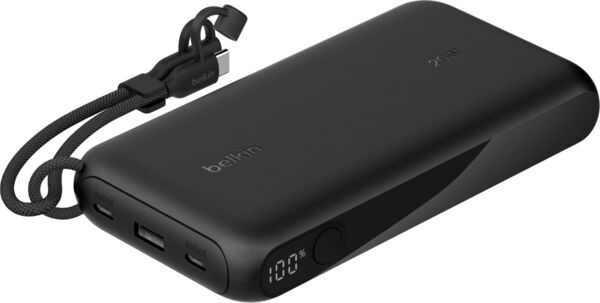 Портативний акумулятор Belkin 20000mAh, 20W PD USB-C Black (BPB028HQBK) фото 8 Портативний акумулятор Belkin 20000mAh, 20W PD USB-C Black (BPB028HQBK) фото 8