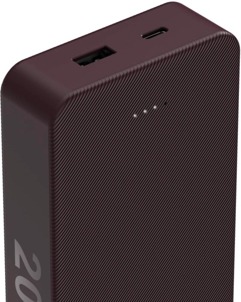 Портативний зарядний пристрій Hama 20000 mAh USB-C, USB-A, Plum (00201715) фото 2 Портативний зарядний пристрій Hama 20000 mAh USB-C, USB-A, Plum (00201715) фото 2
