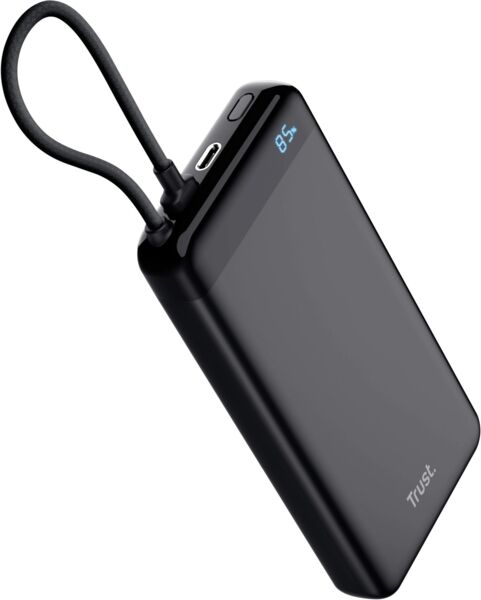 Портативний зарядний пристрій Trust Fiera, 20000 mAh 2хUSB-C, 20W, PD/QC 3.0
Black (25881_TRUST) фото 4 Портативний зарядний пристрій Trust Fiera, 20000 mAh 2хUSB-C, 20W, PD/QC 3.0
Black (25881_TRUST) фото 4