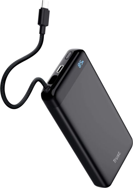 Портативний зарядний пристрій Trust Fiera, 20000 mAh 2хUSB-C, 20W, PD/QC 3.0
Black (25881_TRUST) фото 7 Портативний зарядний пристрій Trust Fiera, 20000 mAh 2хUSB-C, 20W, PD/QC 3.0
Black (25881_TRUST) фото 7