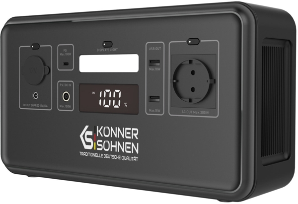Портативна електростанція Konner&Sohnen KS 500PS, 500Вт (KS500PS) фото 5 Портативна електростанція Konner&Sohnen KS 500PS, 500Вт (KS500PS) фото 5