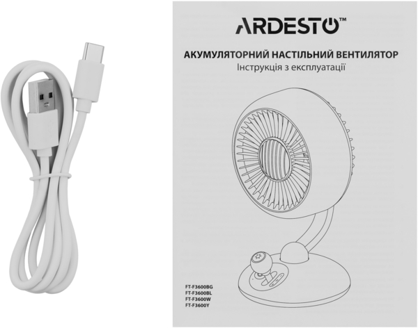 Вентилятор ARDESTO AviaFan FT-F3600Y фото 3 Вентилятор ARDESTO AviaFan FT-F3600Y фото 3