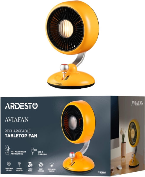 Вентилятор ARDESTO AviaFan FT-F3600Y фото 9 Вентилятор ARDESTO AviaFan FT-F3600Y фото 9