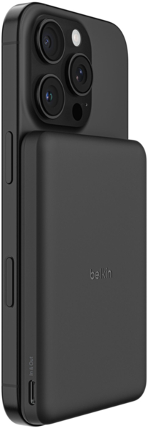 Портативний акумулятор літій-іонний Power Bank Belkin 5000мА·год Slim Magnetic
чорний (BPD010HQBK) фото 6