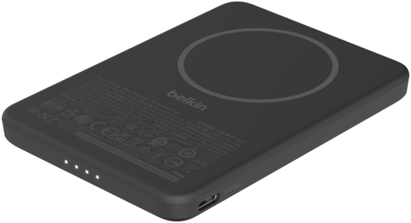 Портативний акумулятор літій-іонний Power Bank Belkin 5000мА·год Slim Magnetic
чорний (BPD010HQBK) фото 3