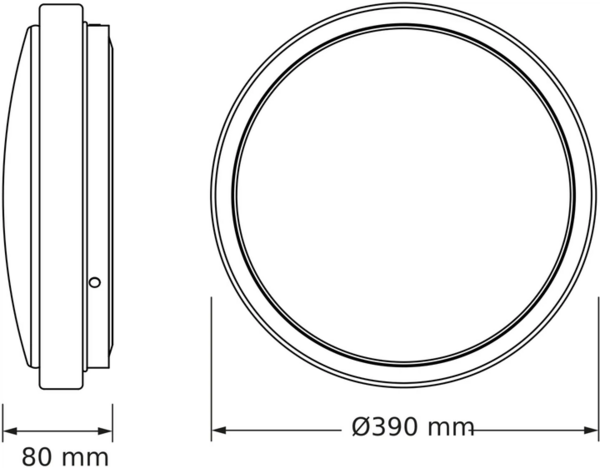Світильник Osram Ceiling Skyne 38 см, круглий, 24 Вт, 4000 К (4099854664229) фото 3
