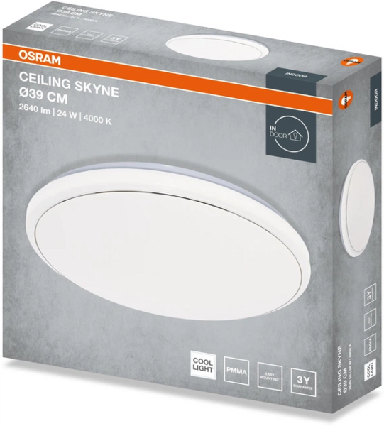 Світильник Osram Ceiling Skyne 38 см, круглий, 24 Вт, 4000 К (4099854664229) фото 2