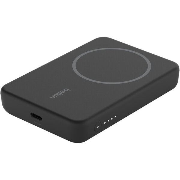Портативний акумулятор Belkin 5000mAh MagSafe Wireless Black (BPD004BTBK) 