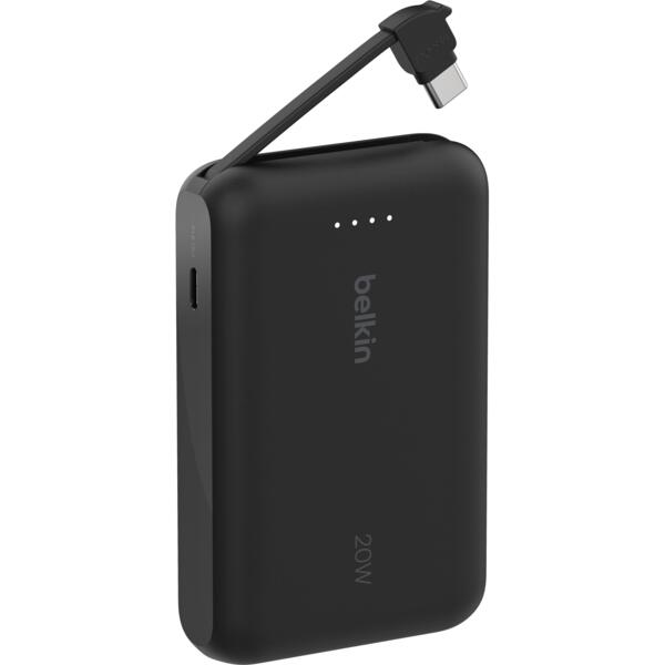 Портативний акумулятор Belkin 10000mAh, 20W, USB-C, Black (BPB021HQBK) Портативний акумулятор Belkin 10000mAh, 20W, USB-C, Black (BPB021HQBK)