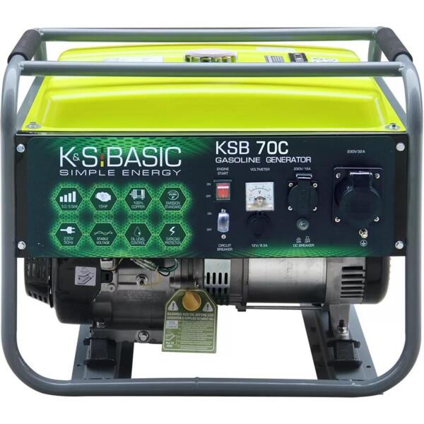 Генератор бензиновий Konner&Sohnen KSB 70C, 230В, 5.5кВт (KSB70C) Генератор бензиновий Konner&Sohnen KSB 70C, 230В, 5.5кВт (KSB70C)