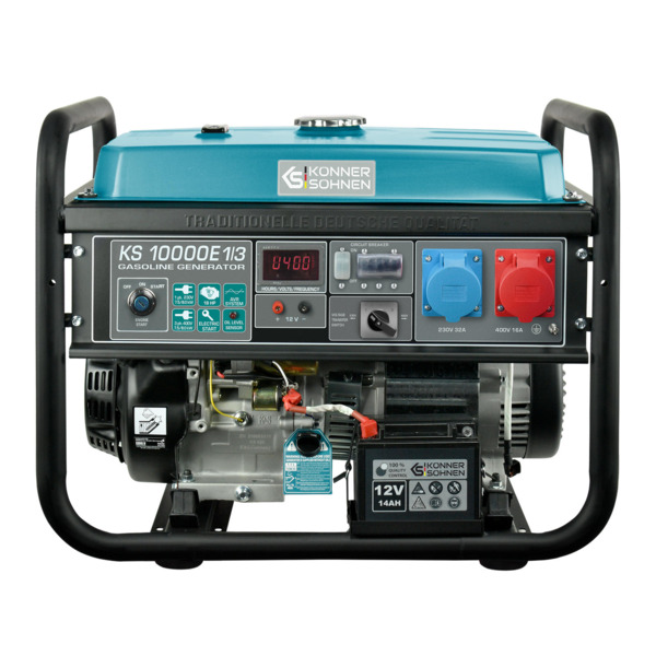 Генератор бензиновий Konner&Sohnen KS 10000E 1/3, 230/400В, 7.5/8кВт
(KS10000E1/3) 