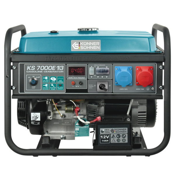 Генератор бензиновий Konner&Sohnen KS KS7000E1/3, 230/400В, 5/5.5кВт
(KS7000E1/3) 