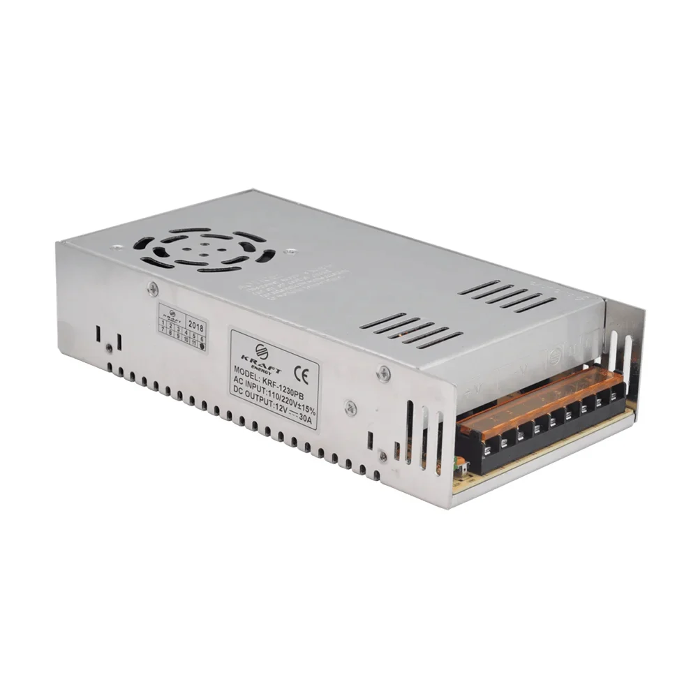 Блок живлення KRF-1230PB Kraft 12V/30A 