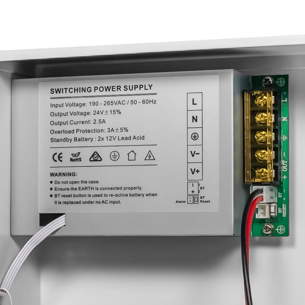 Джерело безперебійного живлення Kraft PSU-2425LED 24V фото 5