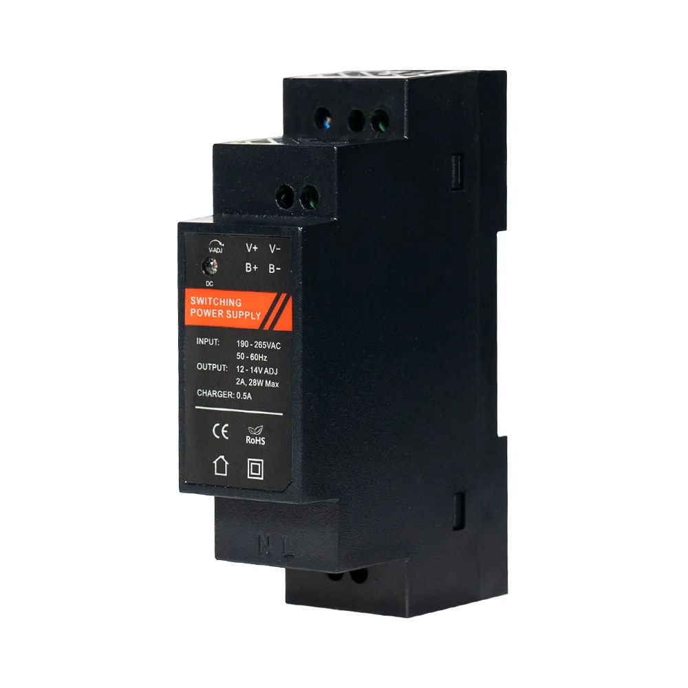 Джерело безперебійного живлення Kraft PSU-1202DIN(P) з кріпленням на DIN-рейку фото 2