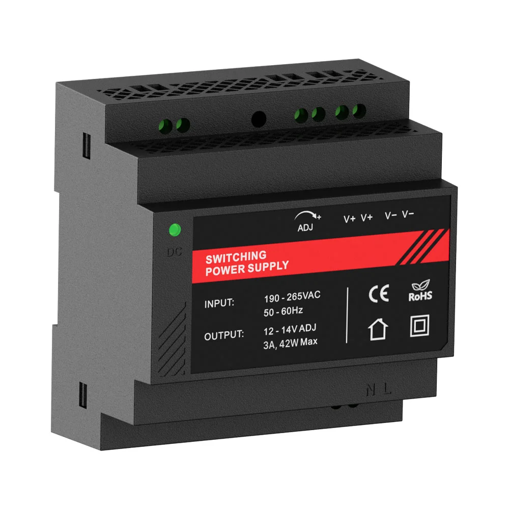 Джерело безперебійного живлення Kraft PSU-1203DIN(P) з кріпленням на DIN-рейку 