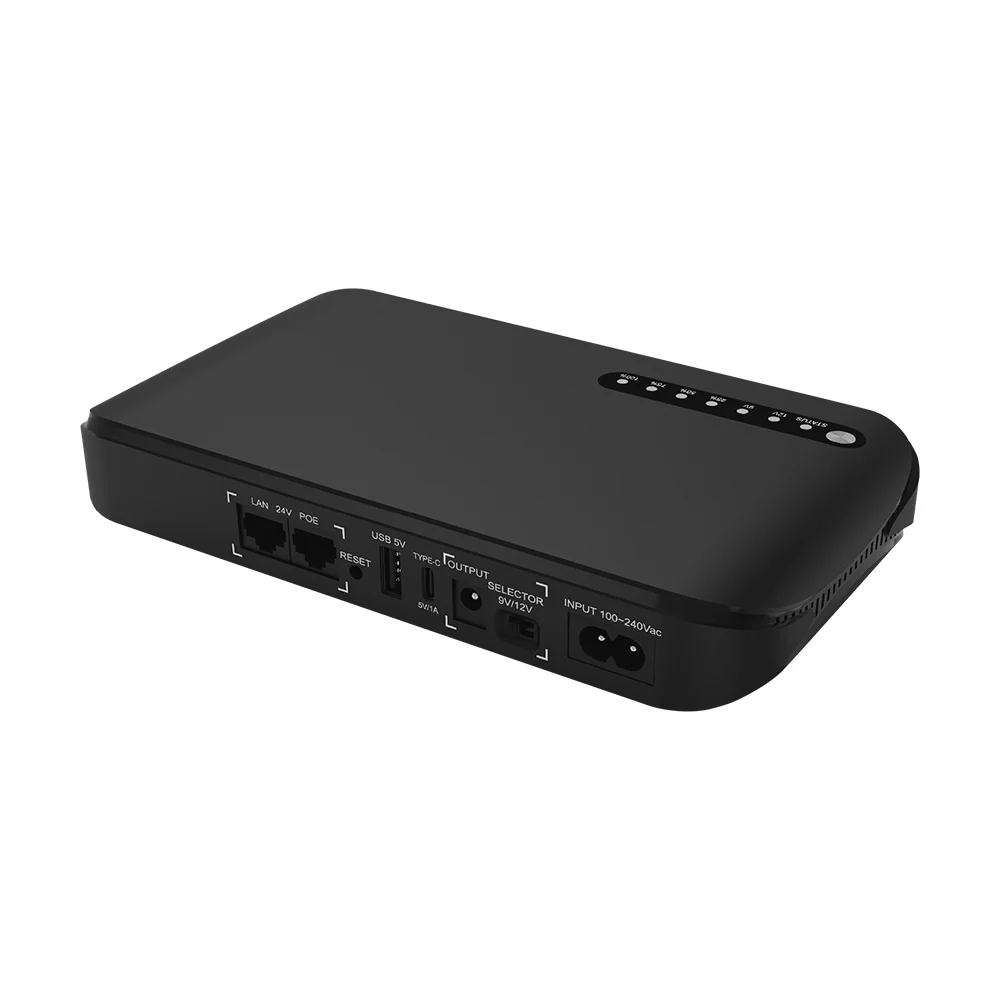 Джерело безперебійного живлення DC UPS Trinix TRX-MUPS-1812 Type-C (20000mAh LiFePo4) 5V/9V/12V/24V/PoE, LiFePo4 4*5Ah, для роутера і медіаконвертера фото 11